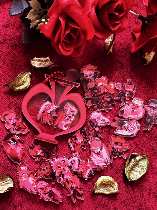 (PREORDER) Love Potion - DIY Shaker charm - Hazbin Hotel Valentines Day special