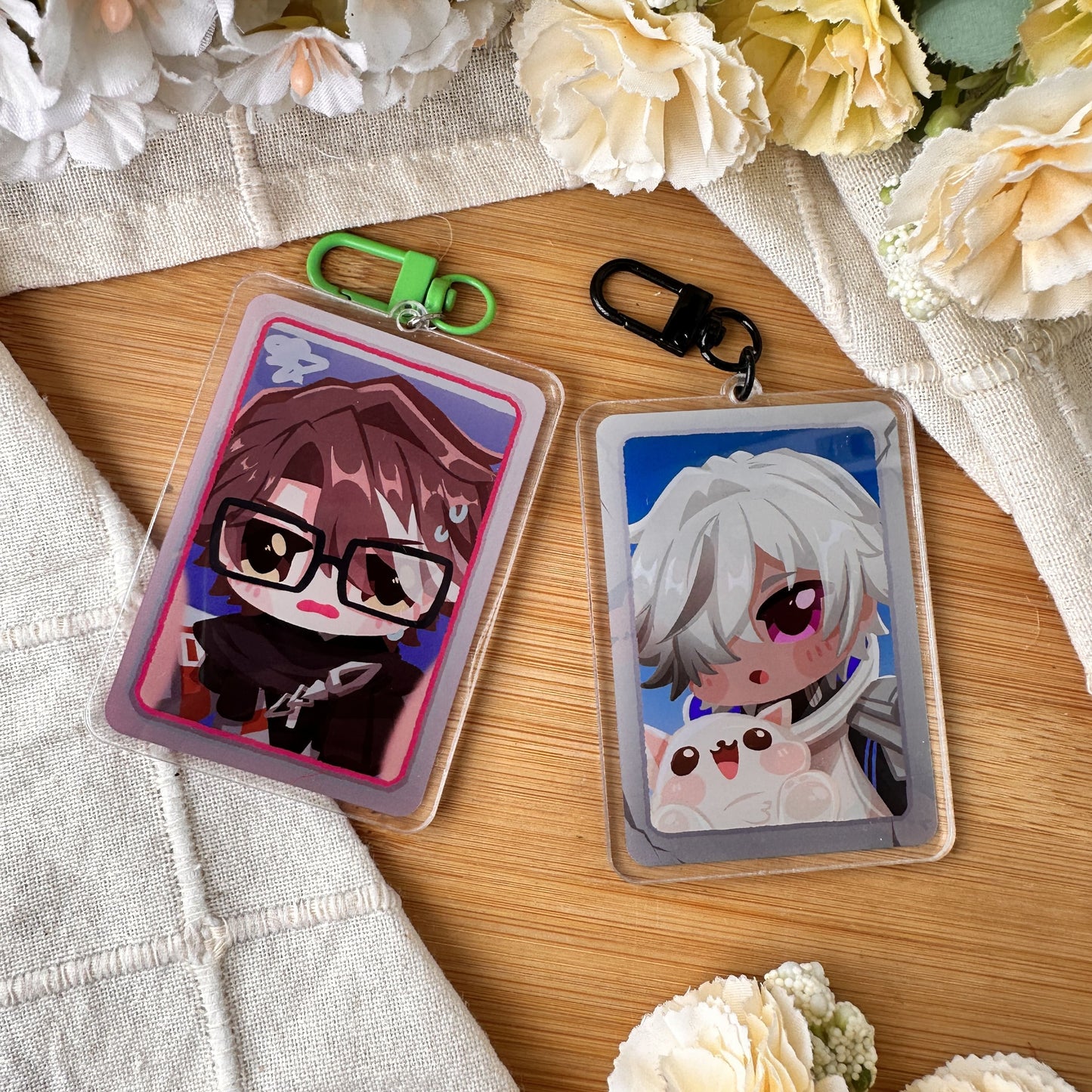 Honkai Star Rail chibi rainbow acrylic Keychains