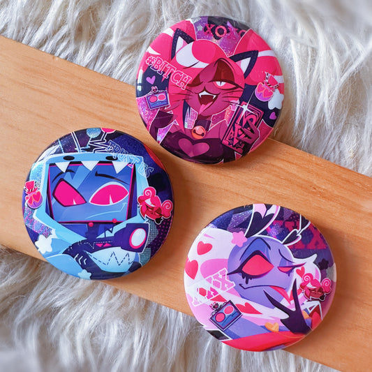 Vees Halloween badges