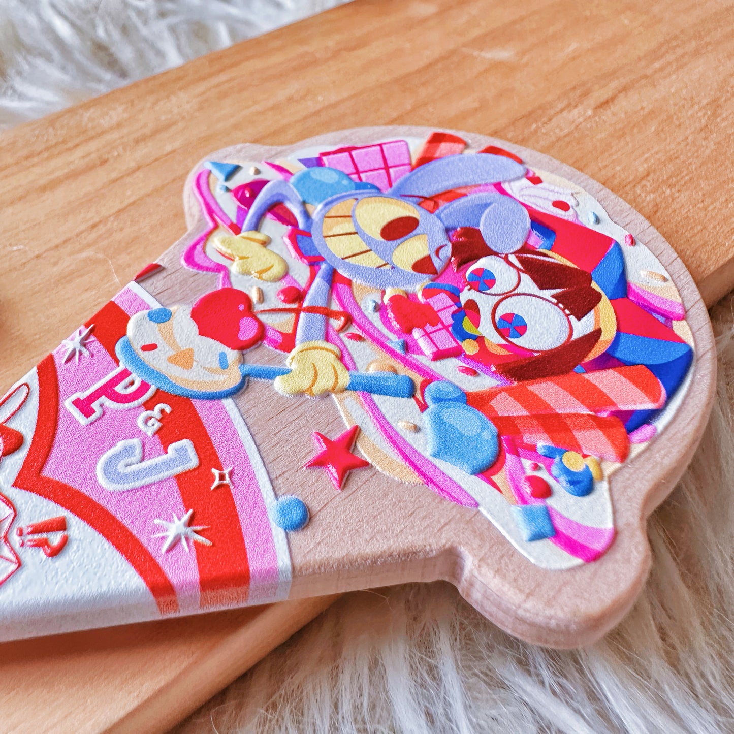 TADC Wooden ice cream magnet