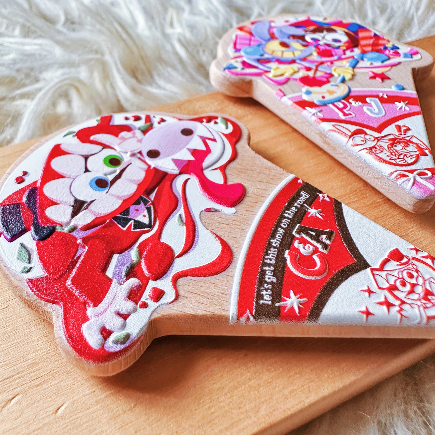 TADC Wooden ice cream magnet