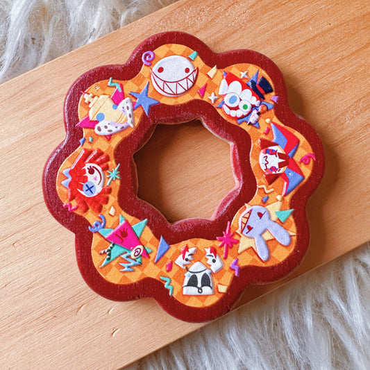 TADC Wooden Donut magnet