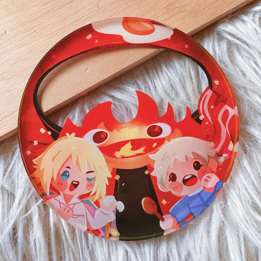 Howl's Moving Castle Cup noodle topper / coaster (Studio Ghibli)
