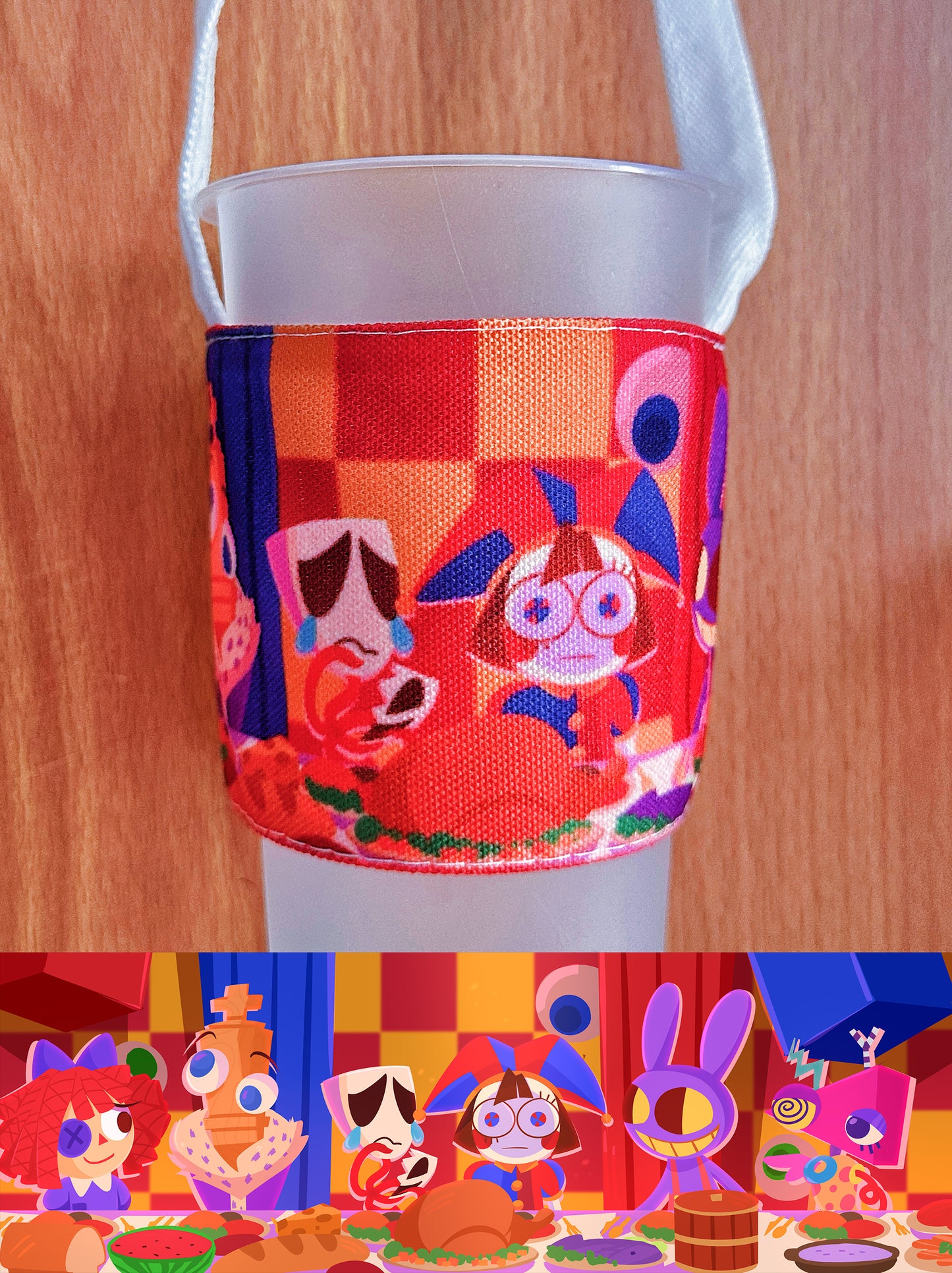 The Amazing Digital Circus Dinner Cupsleeve