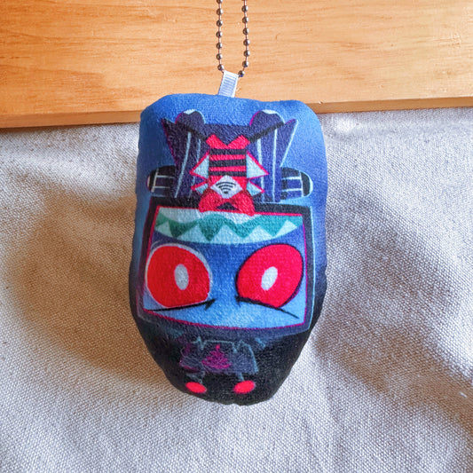 (DEFECT) Snagged Vox Squeaky Plushie Keychain