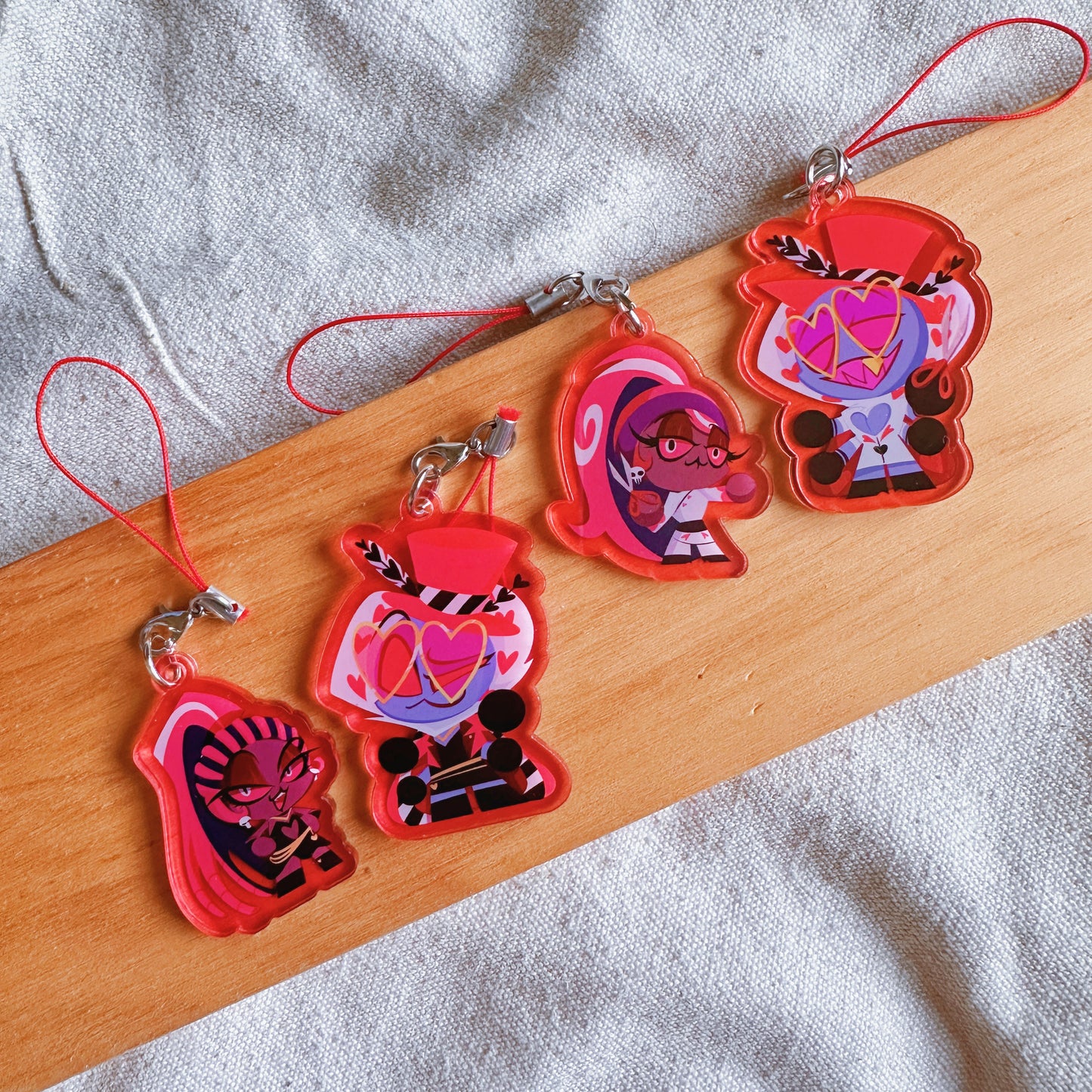 The Vees & Alastor Minicharms