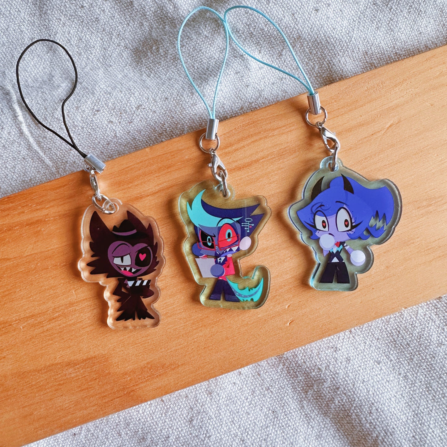 The Vees & Alastor Minicharms