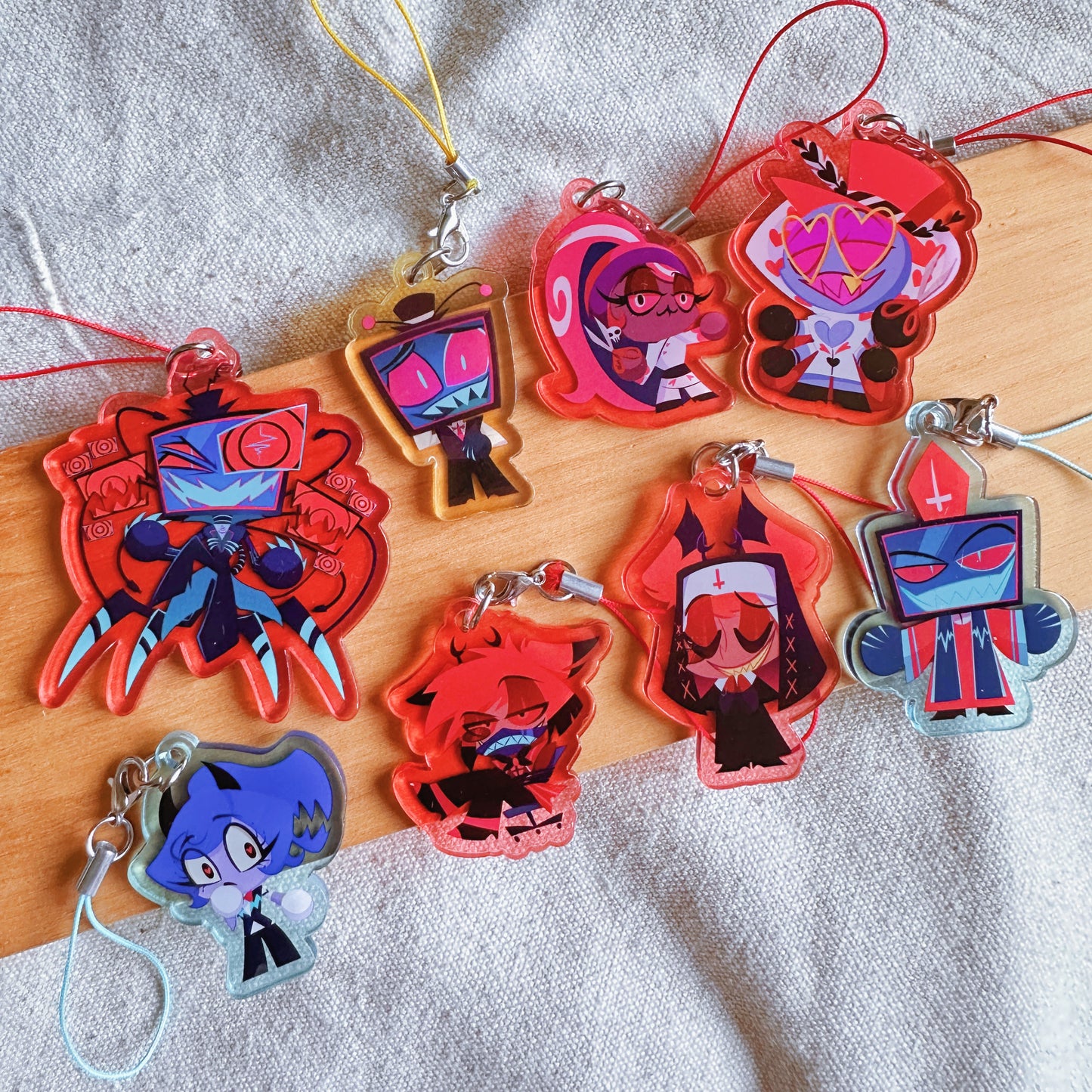The Vees & Alastor Minicharms