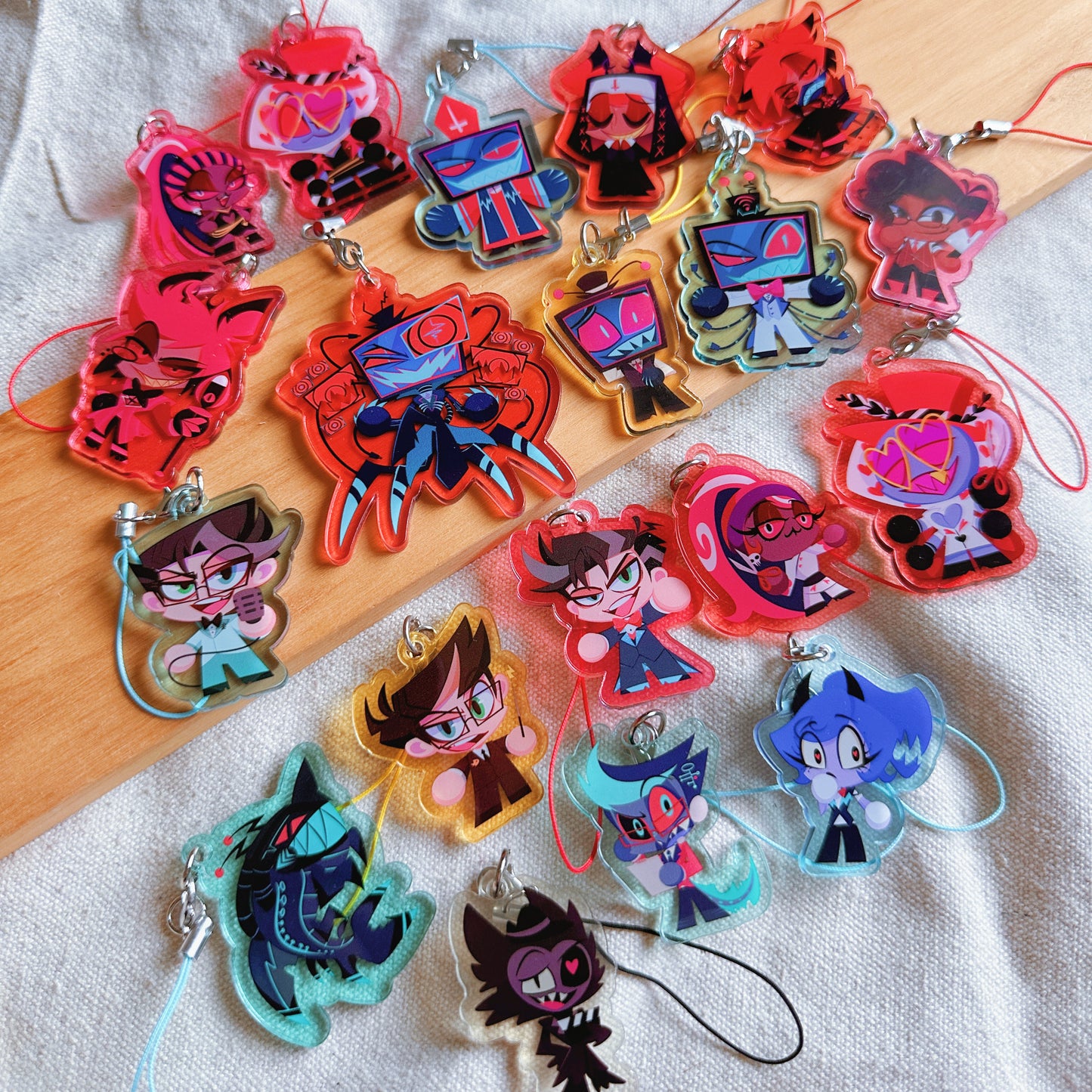 The Vees & Alastor Minicharms