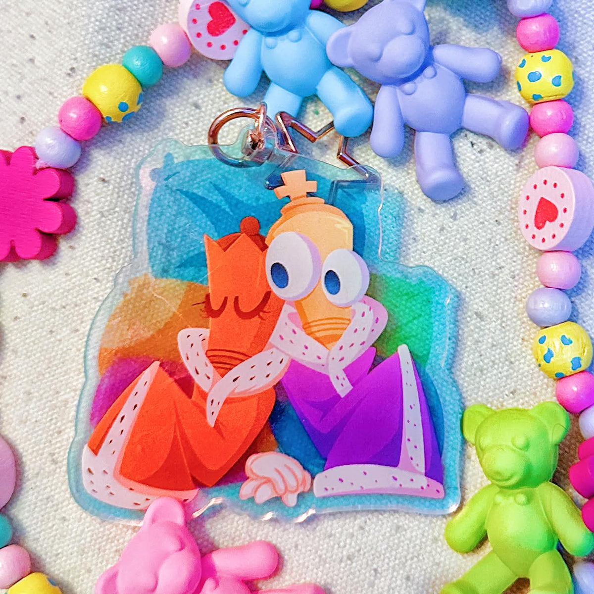 The Amazing Digital Circus Rainbow charms