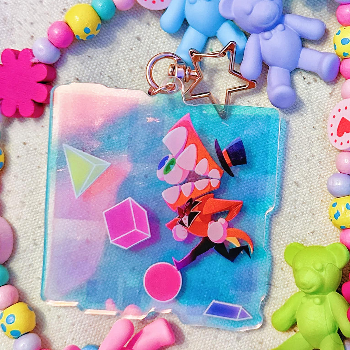 The Amazing Digital Circus Rainbow charms