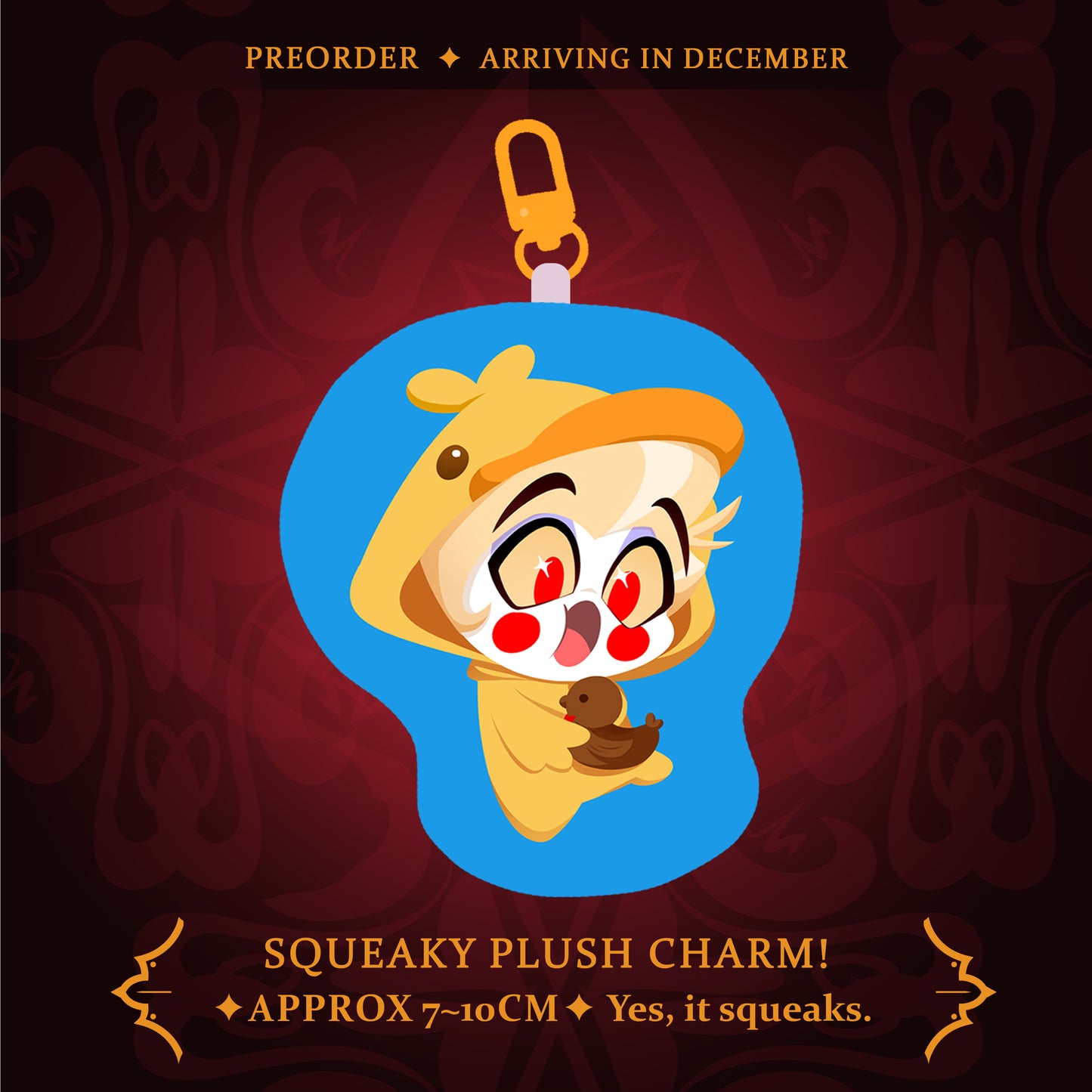 Hazbin Hotel Halloween Squeaky charms