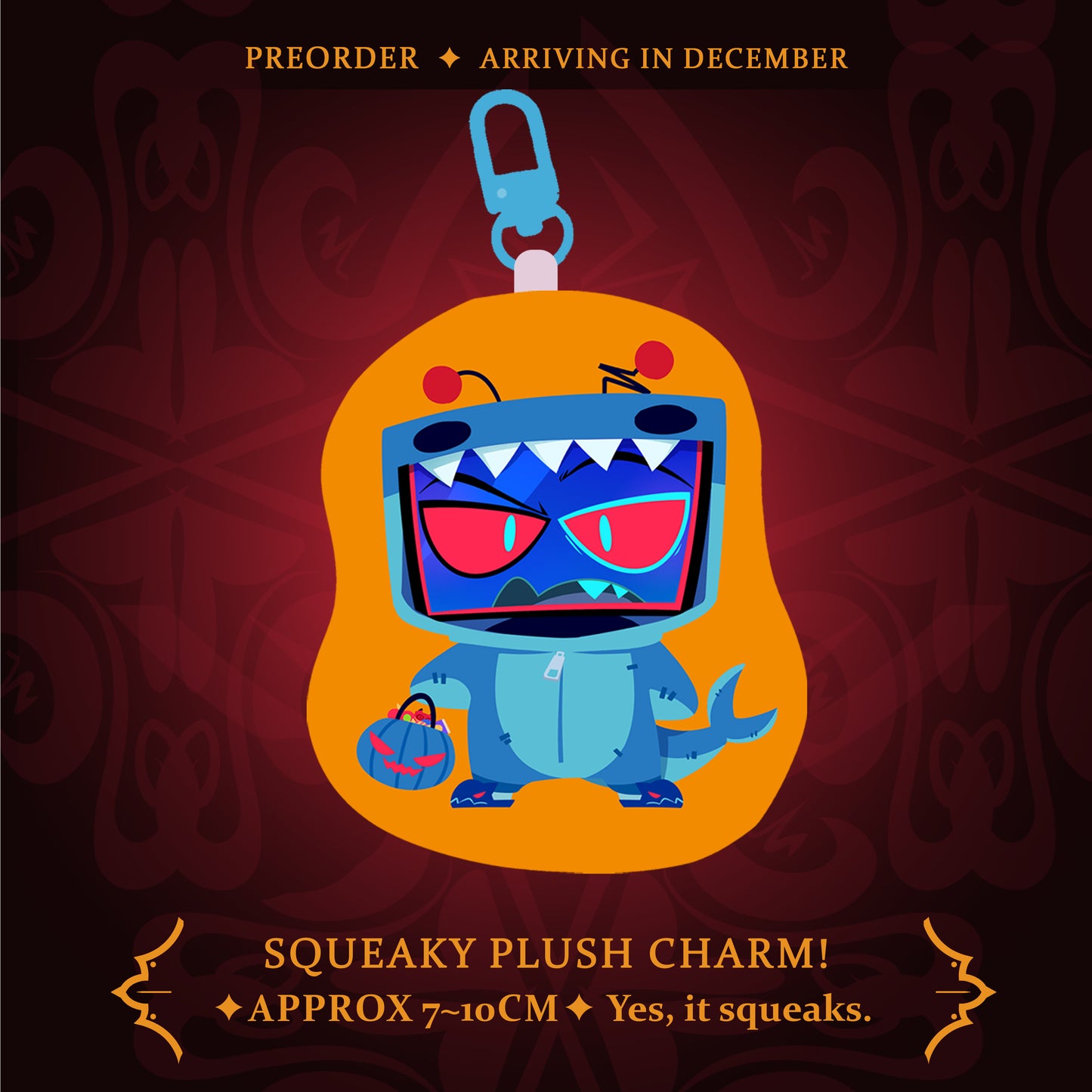 Hazbin Hotel Halloween Squeaky charms