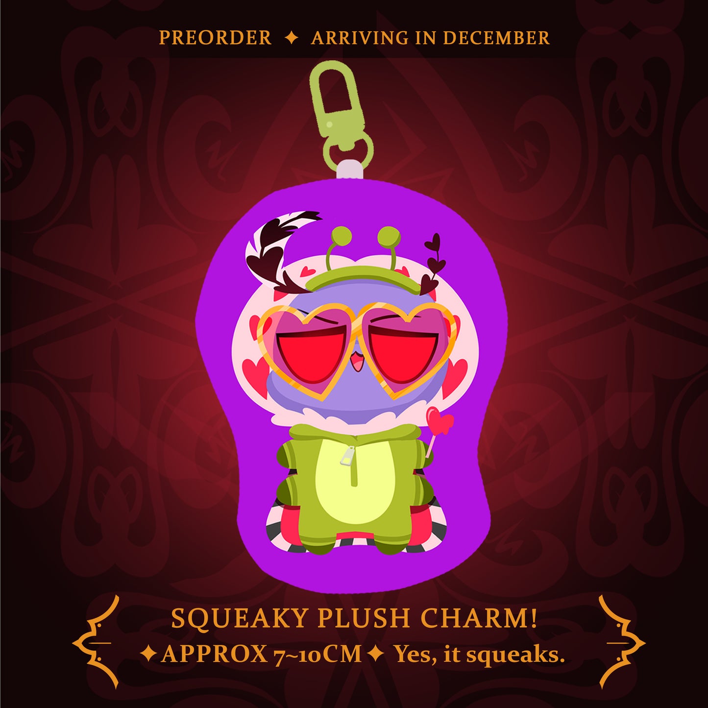 Hazbin Hotel Halloween Squeaky charms
