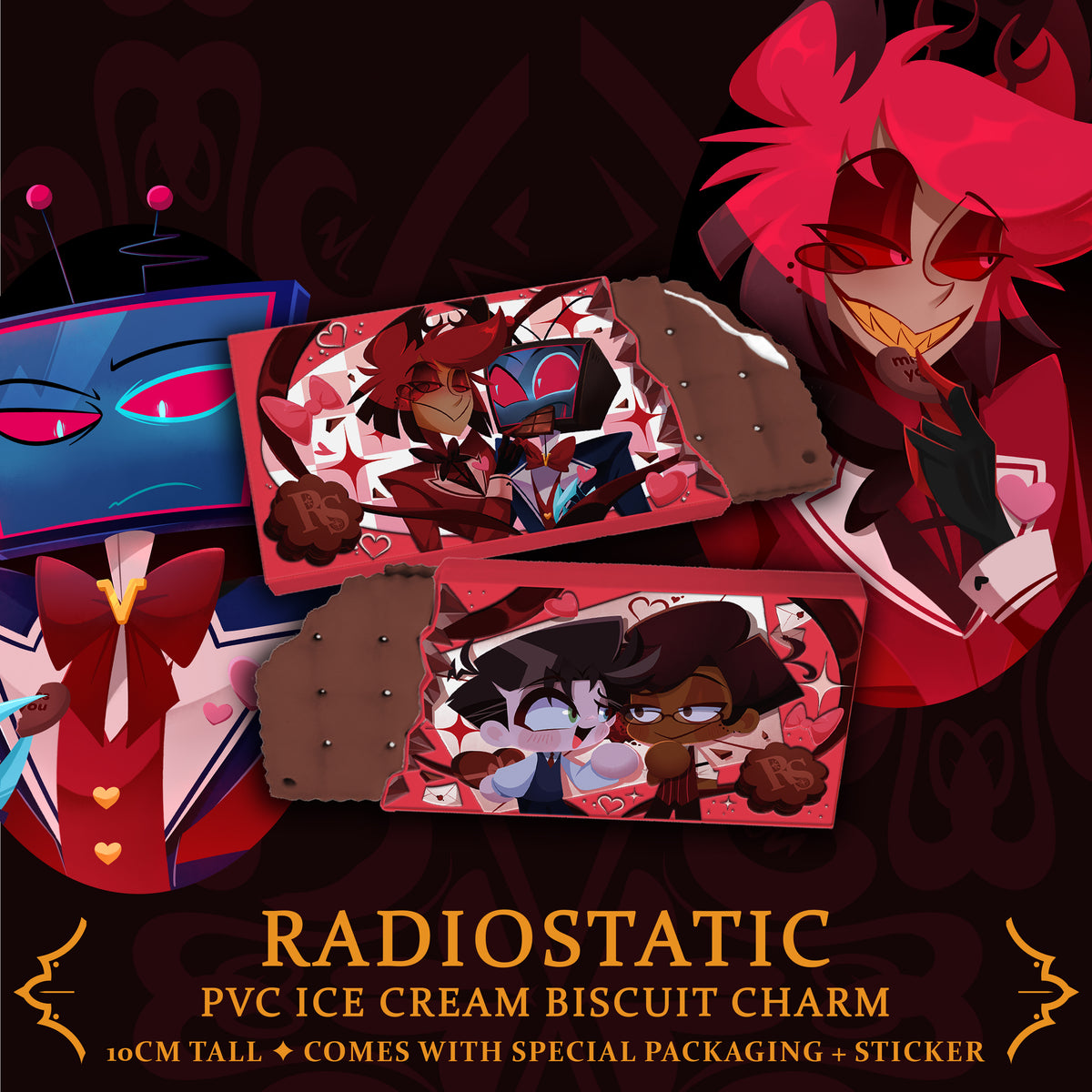 Radiostatic Ice cream Biscuit charms