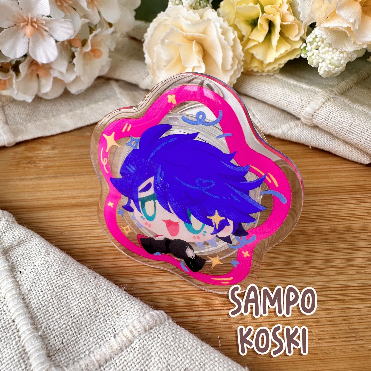 Honkai Star Rail chibi Acrylic Phone Grip