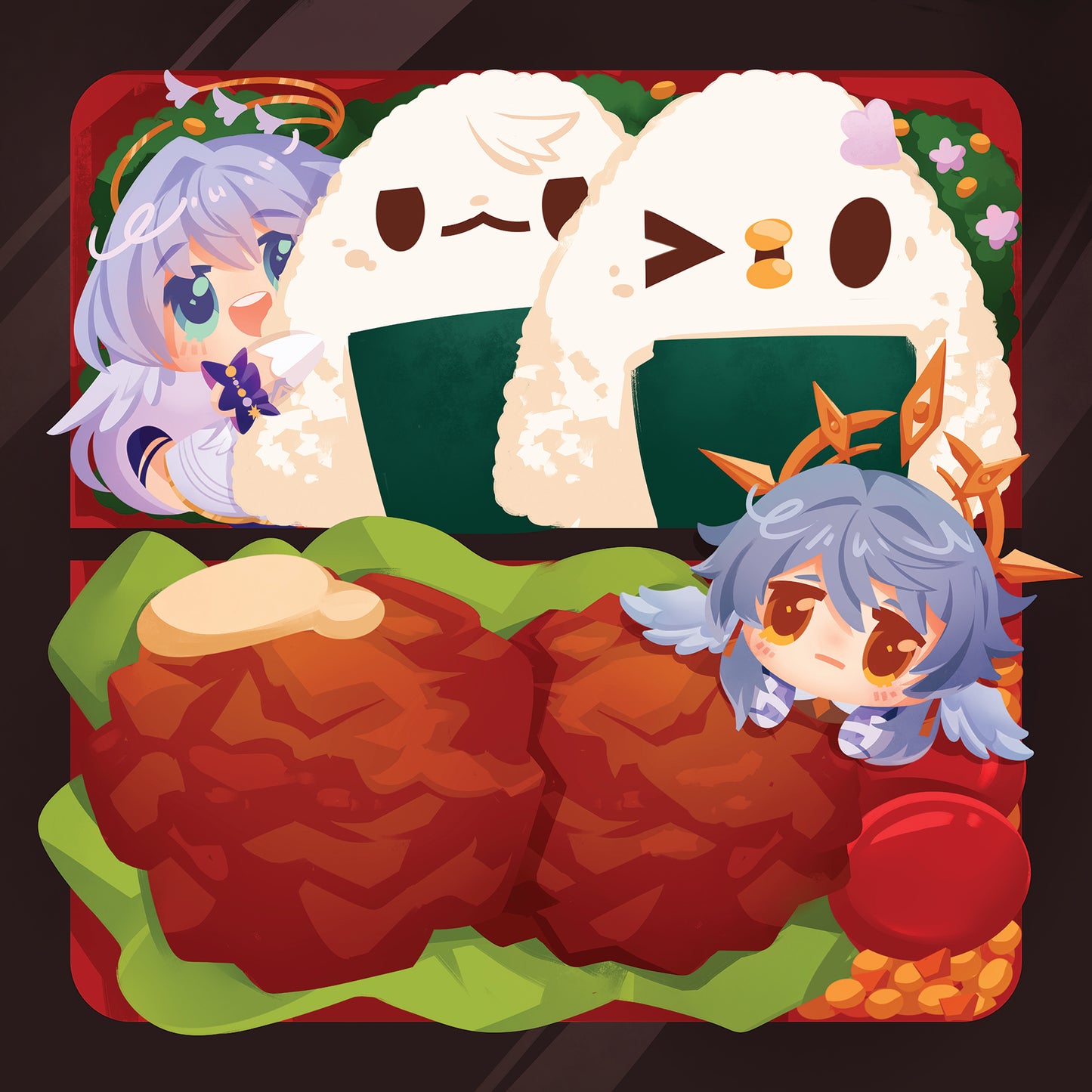 Honkai Star Rail Bento Glasses cloth
