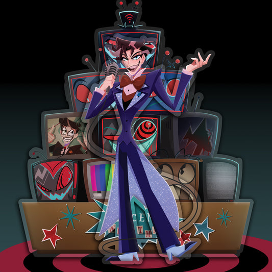The Vincent Whittman show - Standee (Hazbin Hotel)