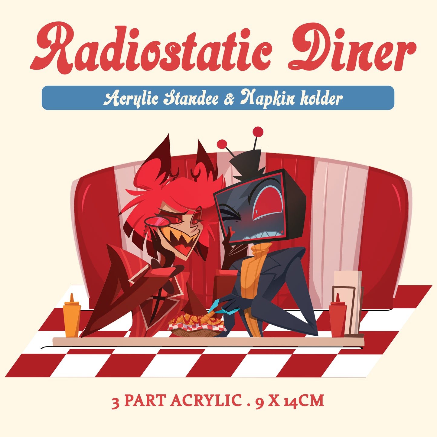 [PREORDER] RadioStatic Diner Standee and Shaker Charms