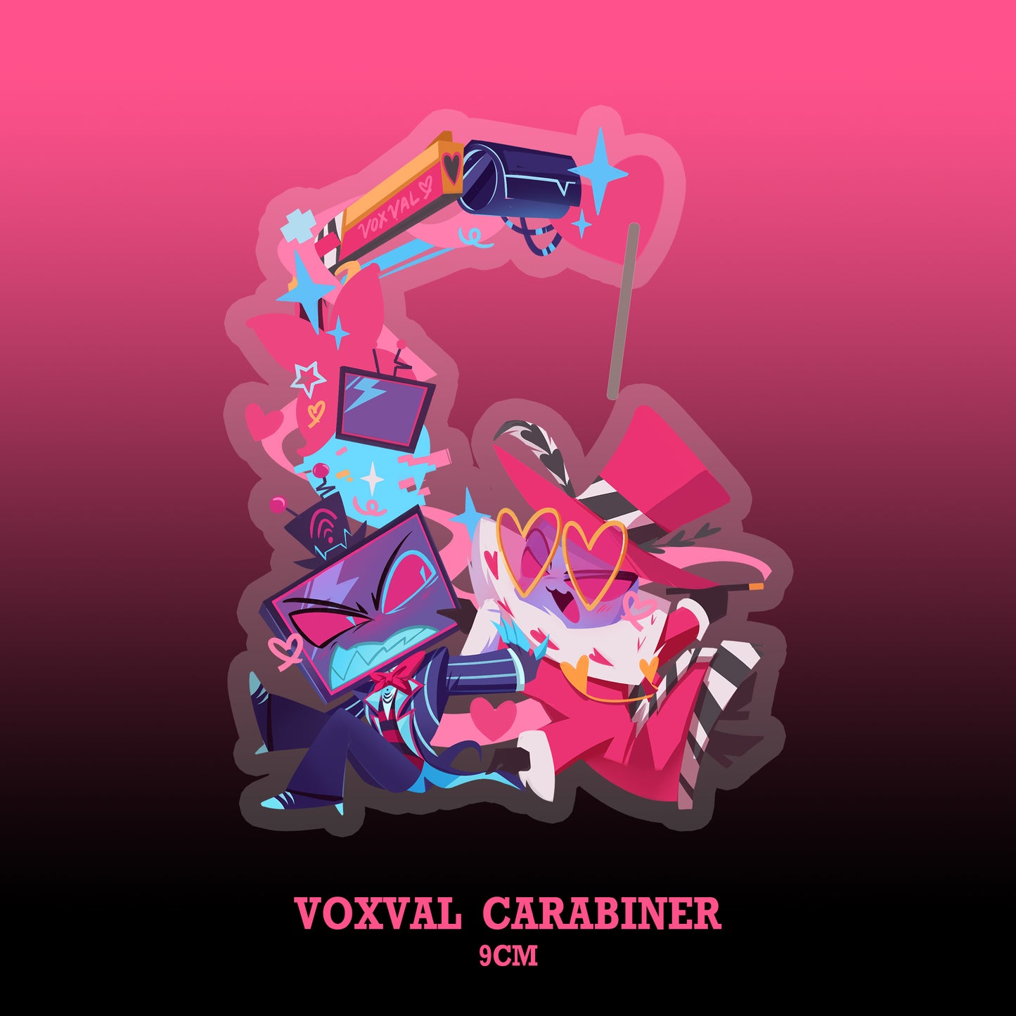 (PRE-ORDER) Hazbin Hotel acrylics , Carabiners and Phone grips