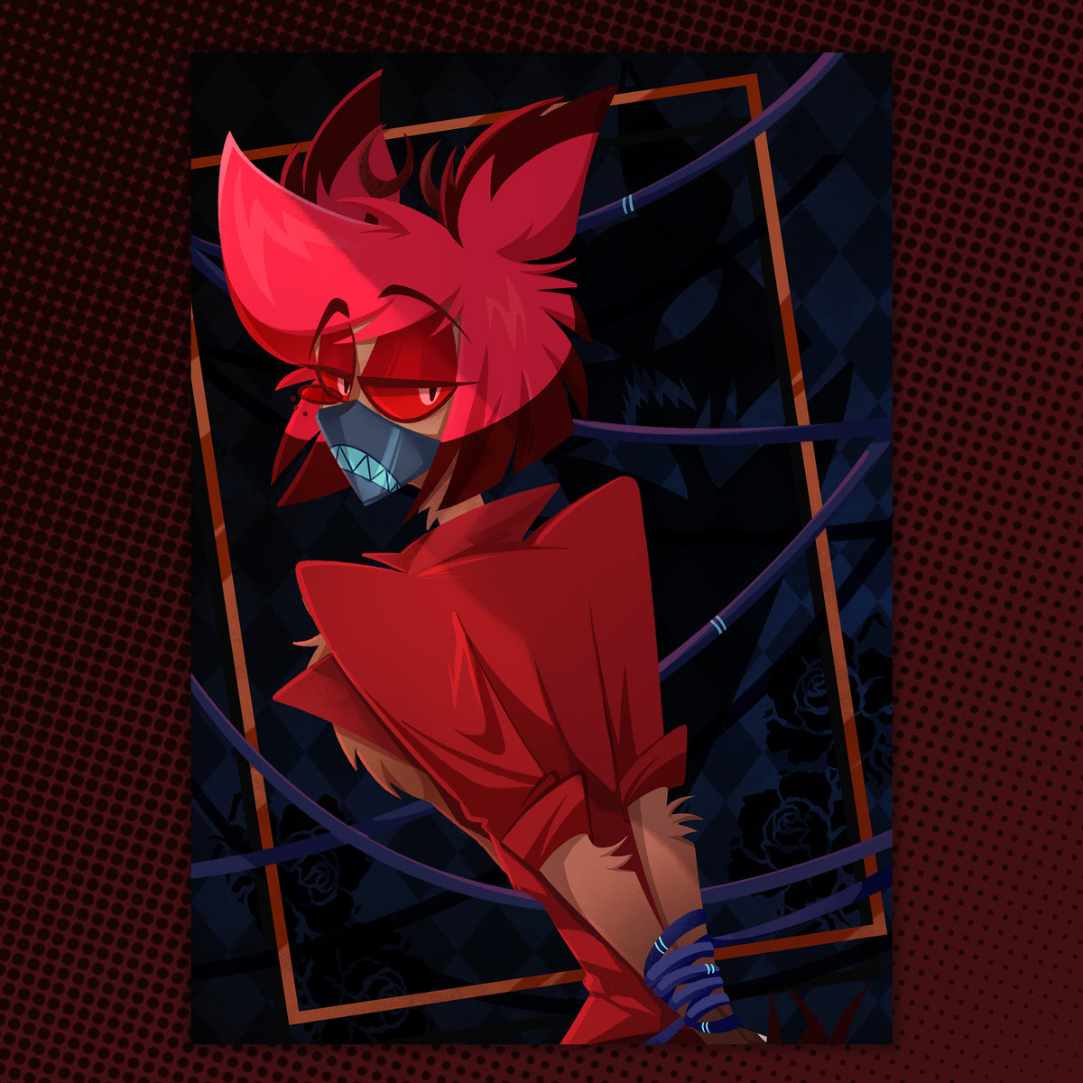 A5 Tied up Alastor print