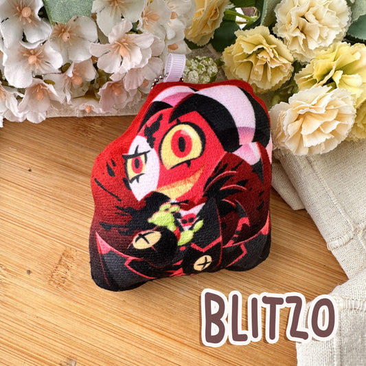 Blitz Squeaky Plushie Keychain
