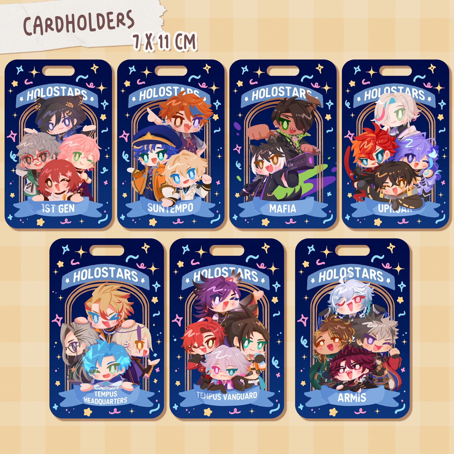 Holostars Photocard Cardholders