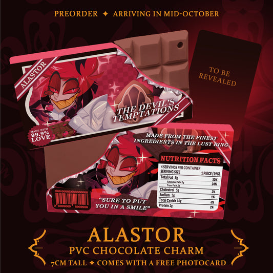 [PRE-ORDER] Alastor PVC CHocolate Charm