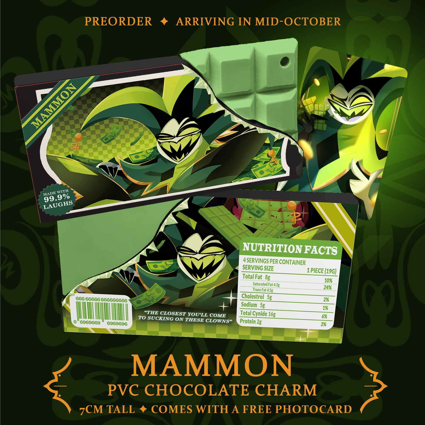 Mammon PVC Chocolate Charm