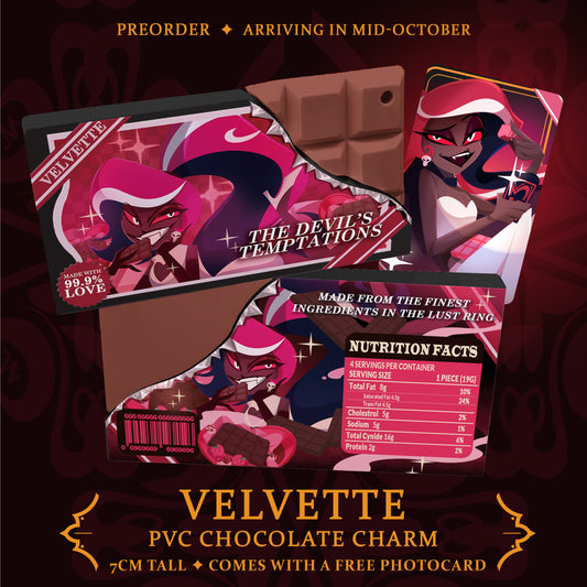 Velvette PVC Chocolate Charm