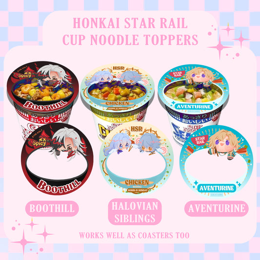 Honkai Star Rail Cup noodle coaster