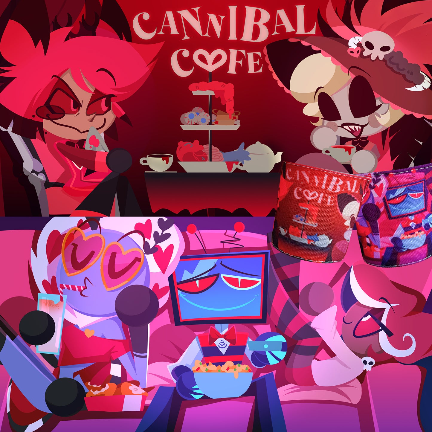 Hazbin Hotel Cupsleeves