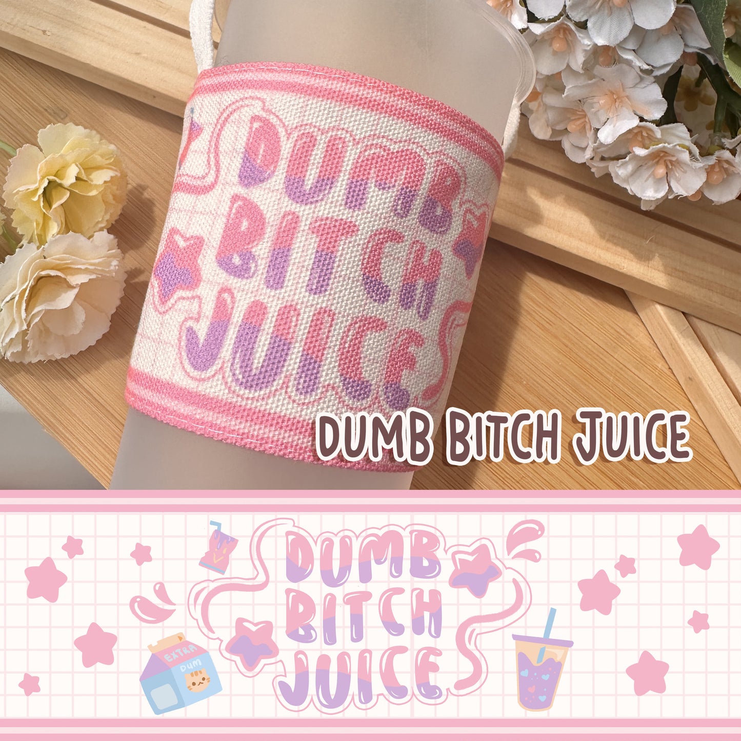 Dumb Bij Juice Cupsleeve