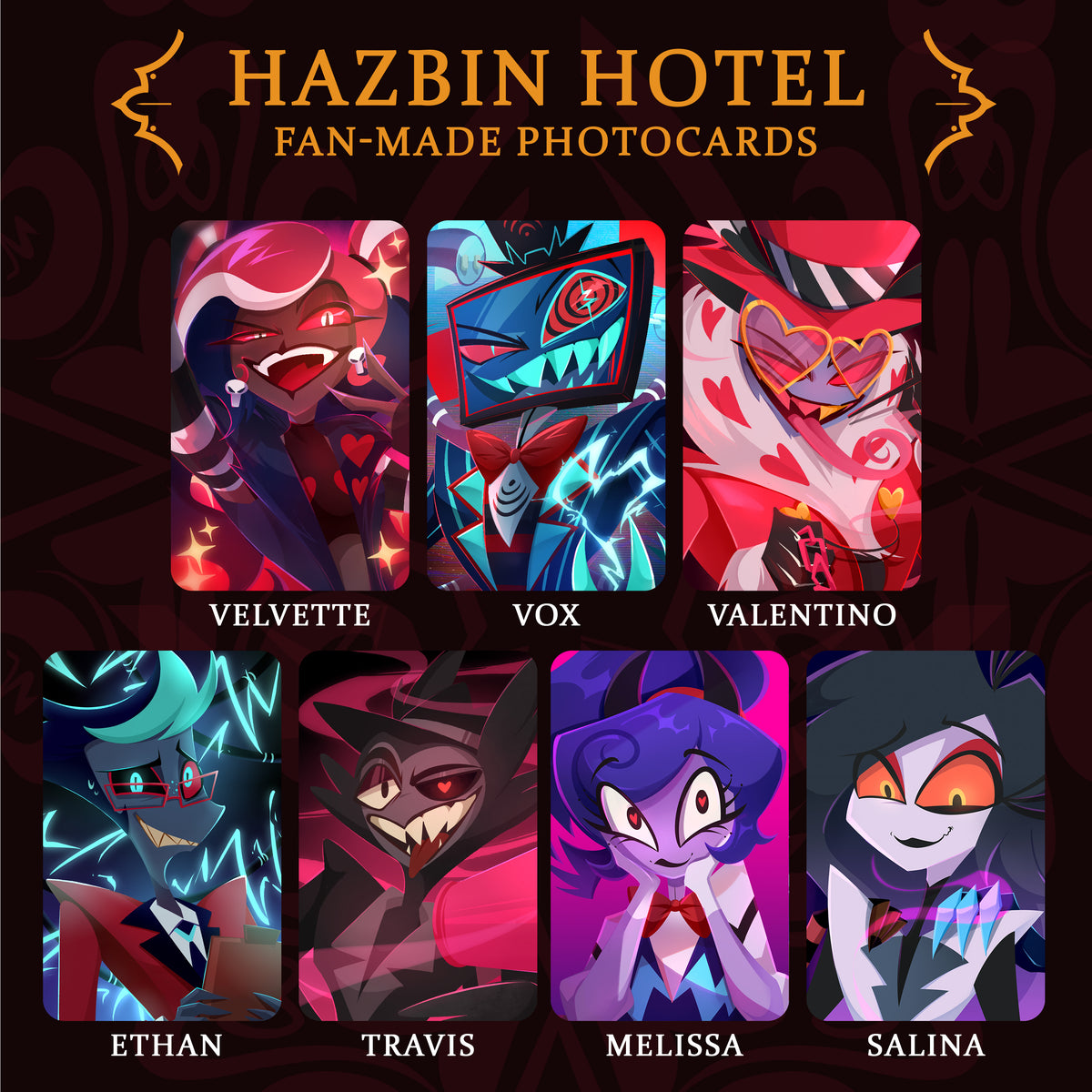 Hazbin Hotel Photocards