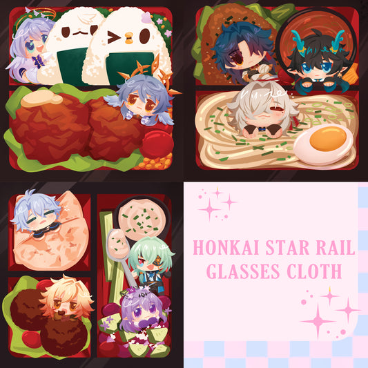 Honkai Star Rail Bento Glasses cloth