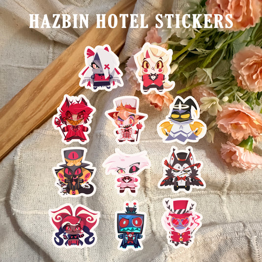 Mini Hazbin Hotel Stickers