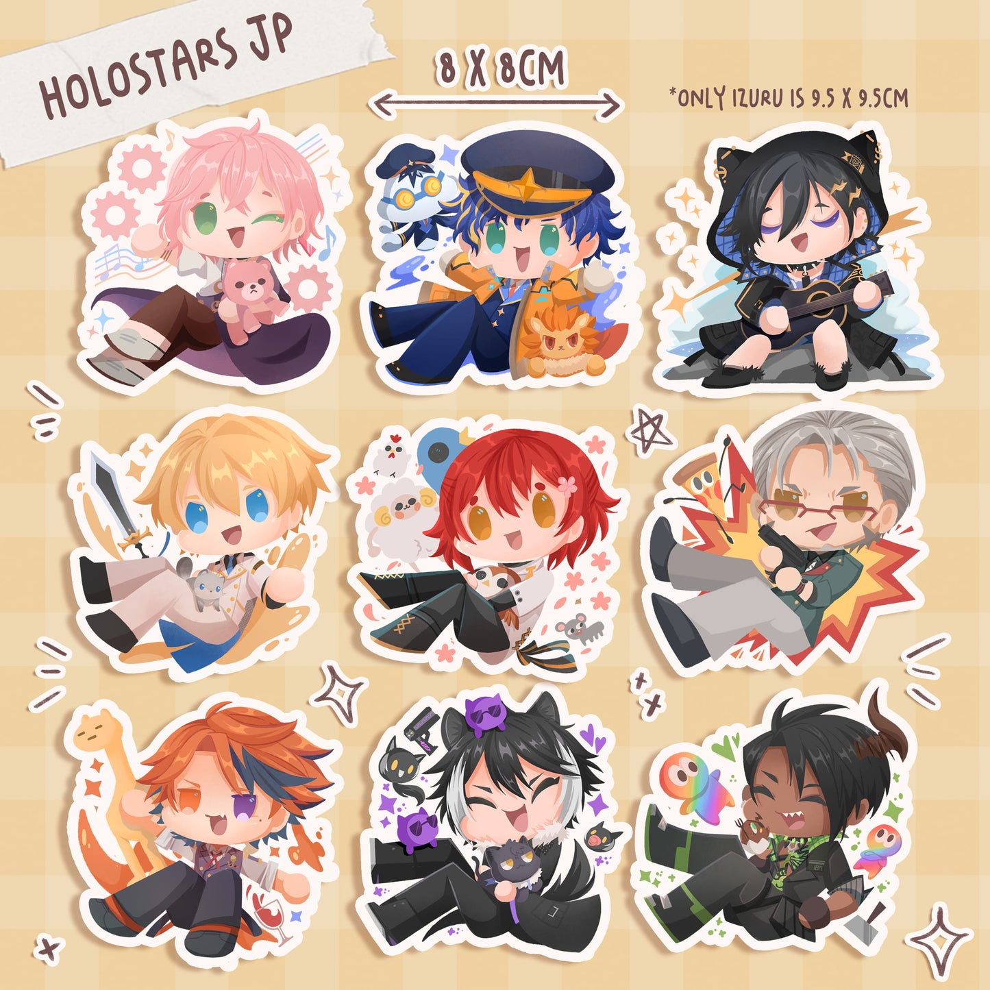 Holostars Stickers