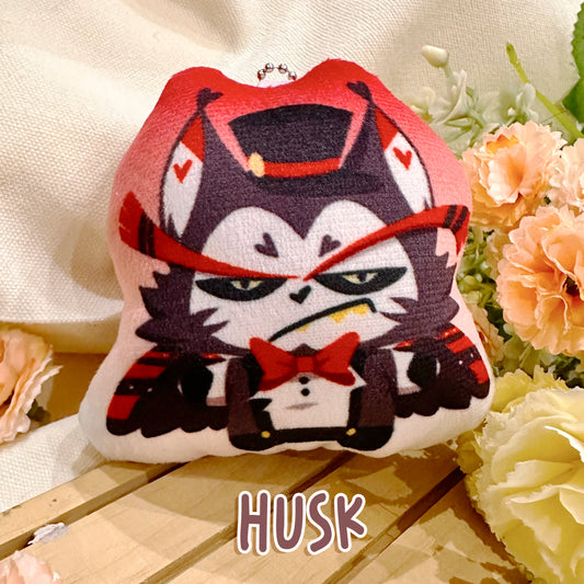 Husk - Hazbin Hotel - Squeaky Plushie Keychain