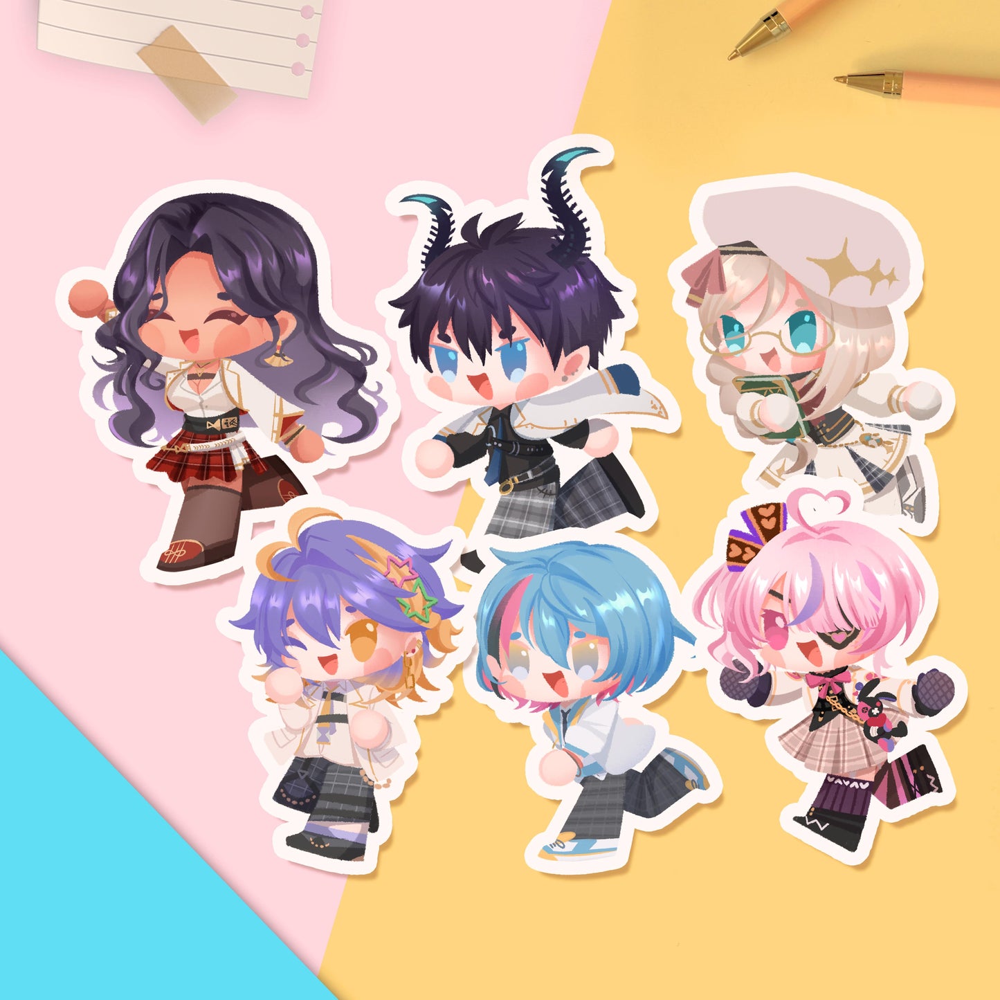 Iluna - (Nijisanji EN) - Chibi Sticker Set