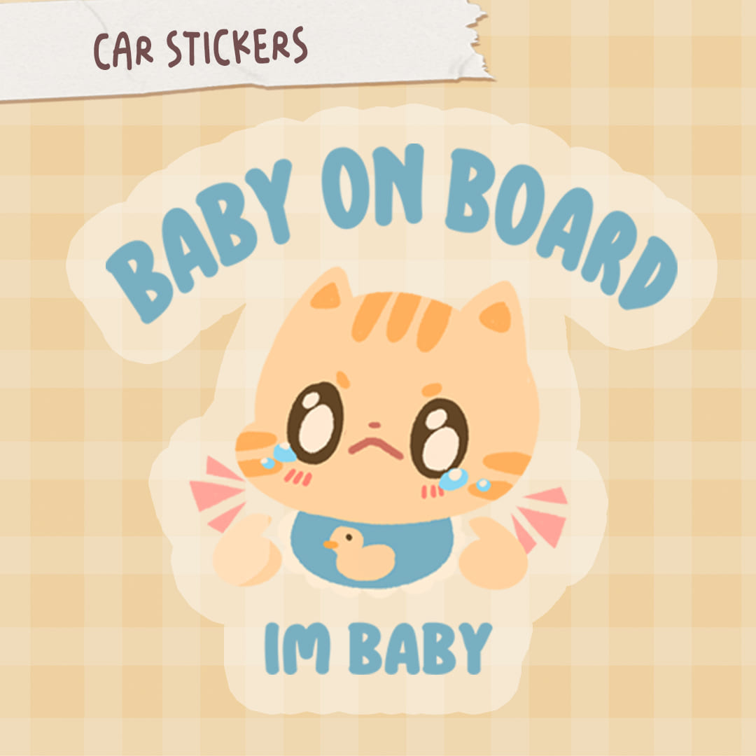 Bopcorn's Driving adventures Window car stickers