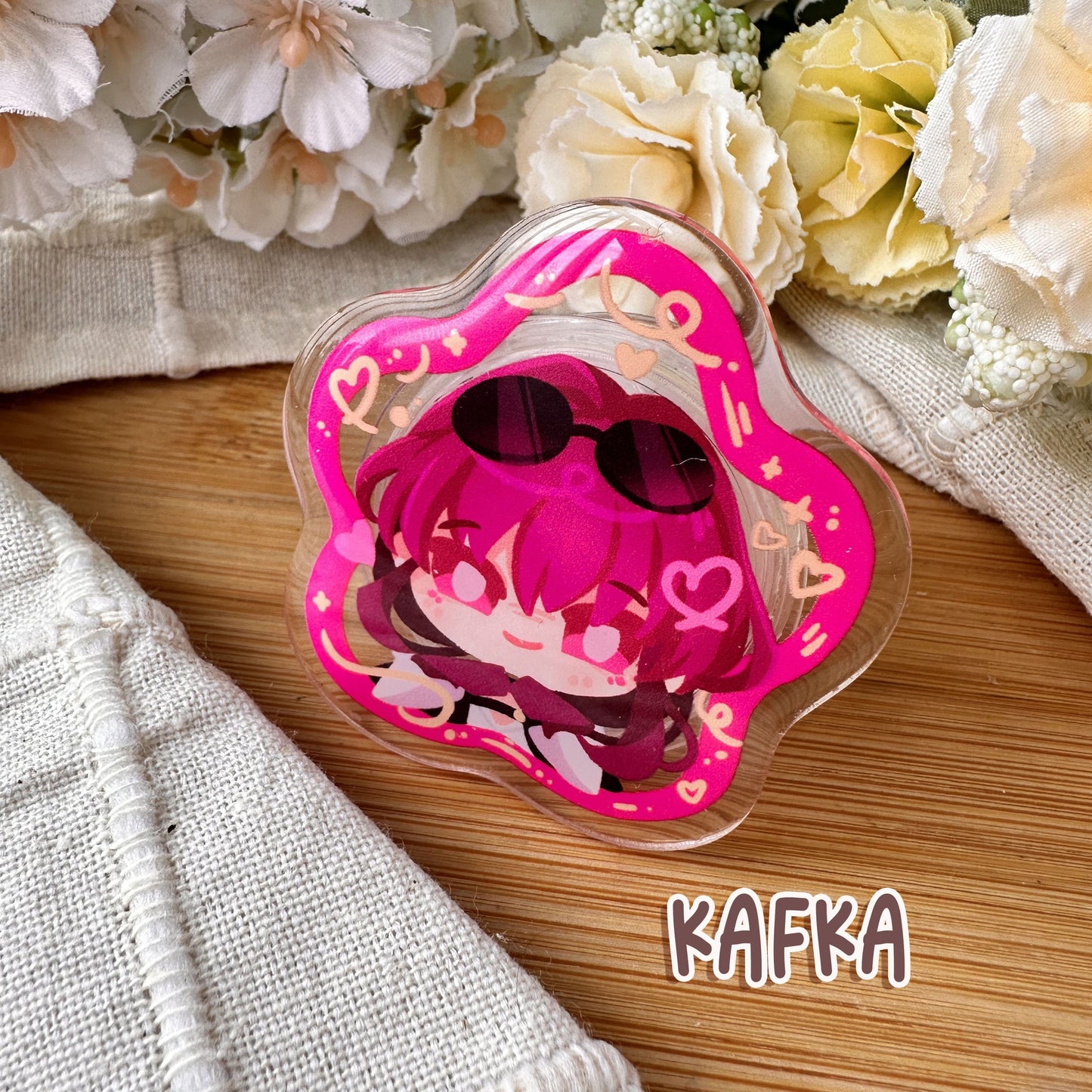 Honkai Star Rail chibi Acrylic Phone Grip