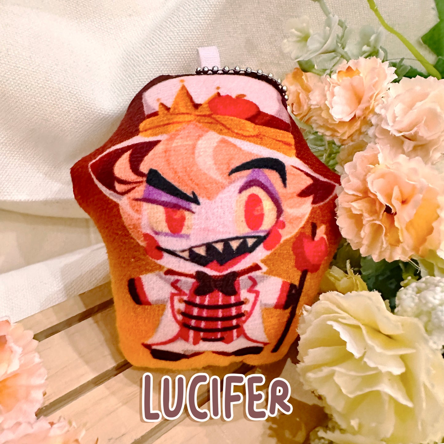 Lucifer - Hazbin Hotel - Squeaky Plushie Keychain