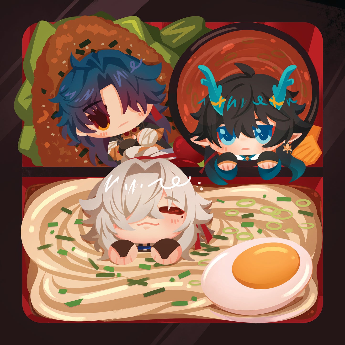 Honkai Star Rail Bento Glasses cloth