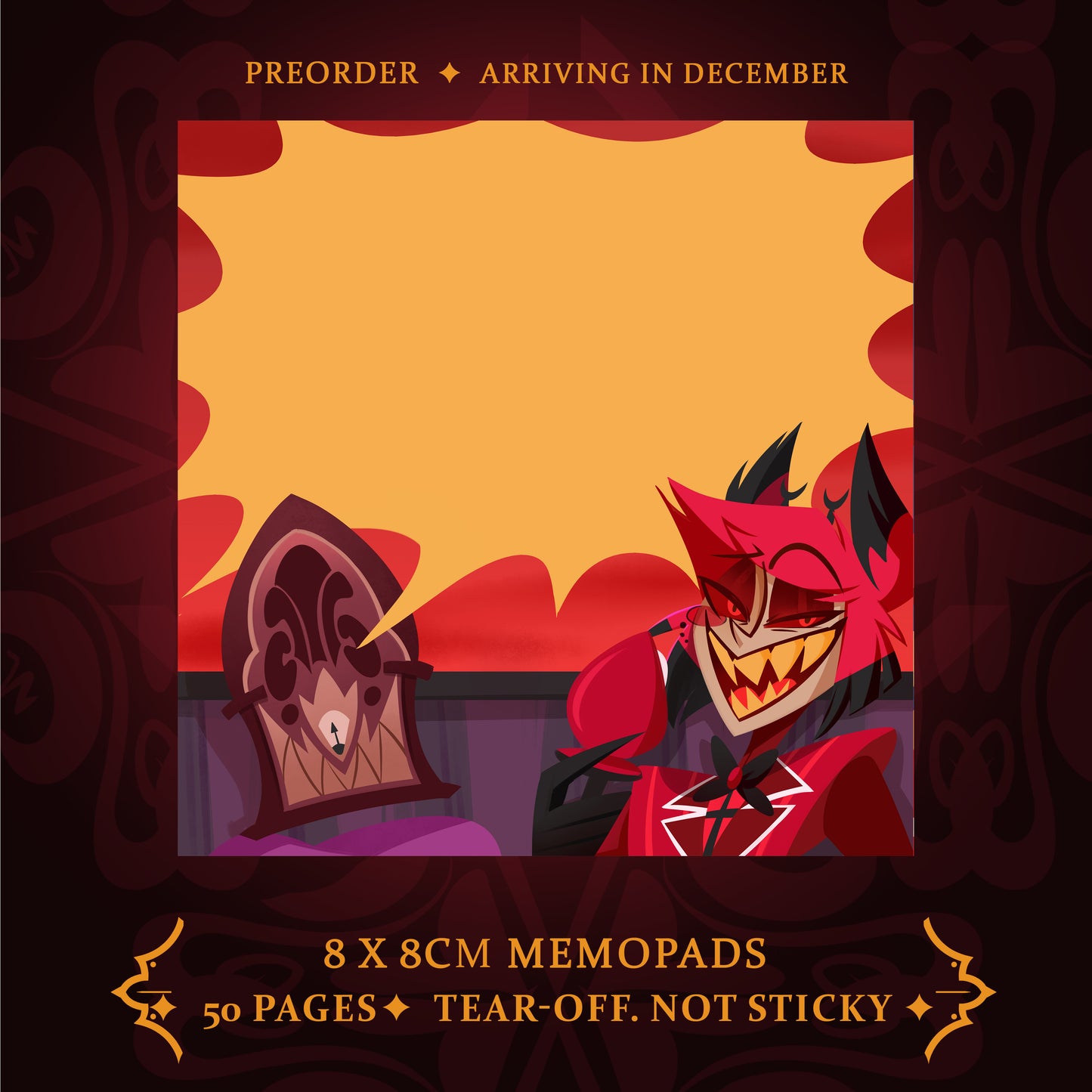 (PRE-ORDER) Hazbin Hotel Memopad