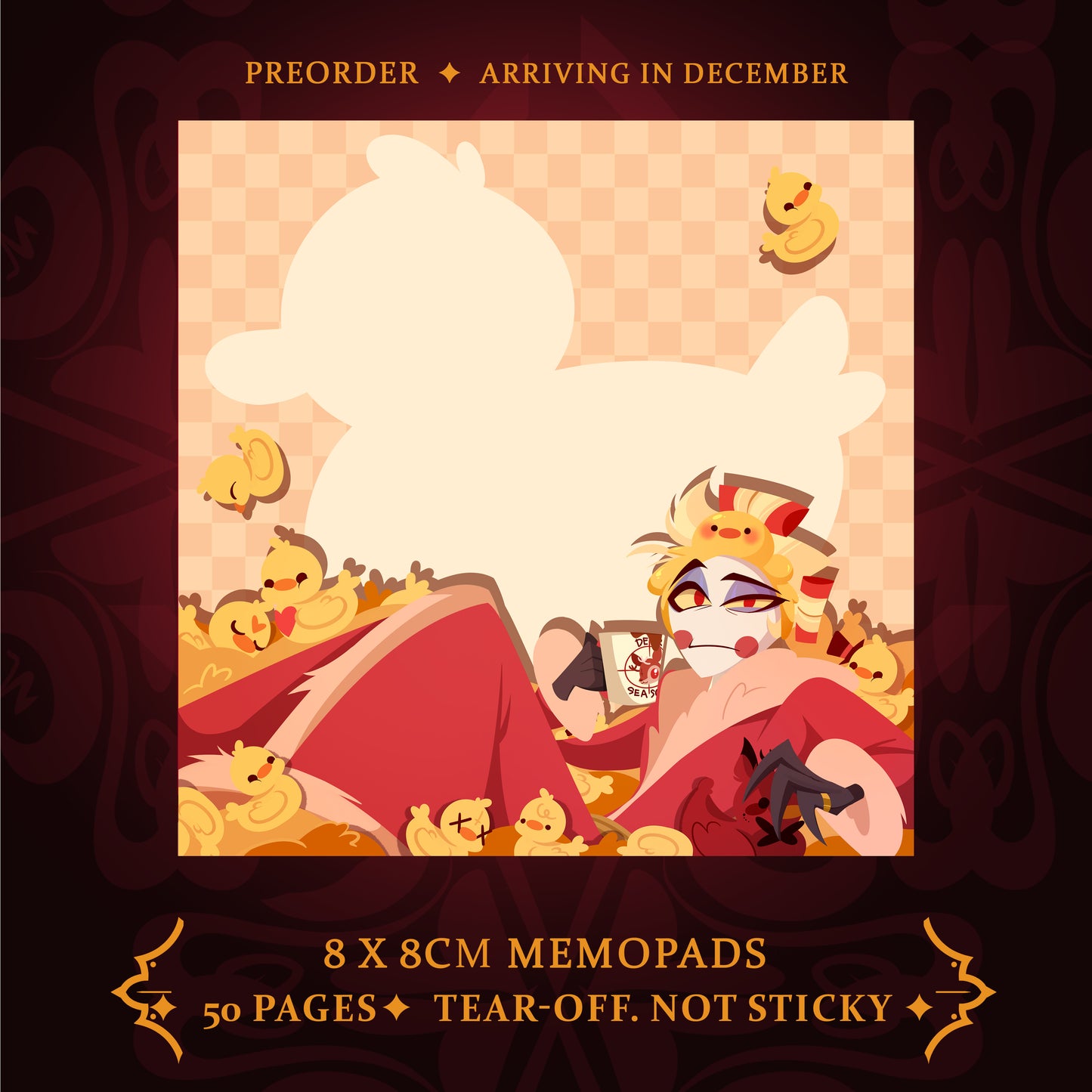 (PRE-ORDER) Hazbin Hotel Memopad