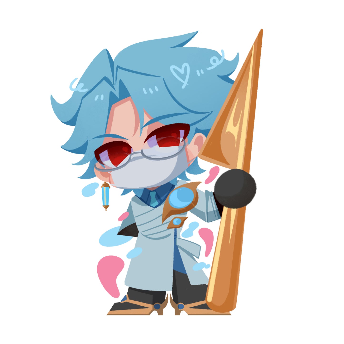 (PREORDER) Dottore segments Acrylic Mealpals Standees