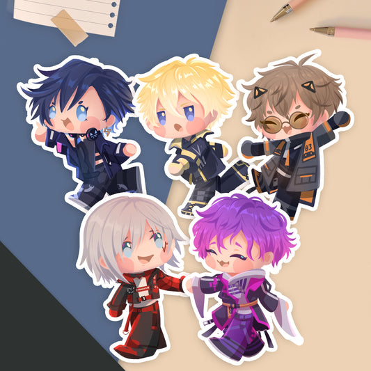 Noctyx - Nijisanji EN - Chibi Sticker Set