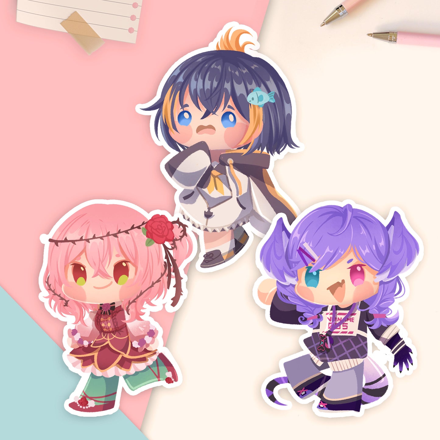 Obsydia (Nijisanji EN) - Chibi Sticker Set