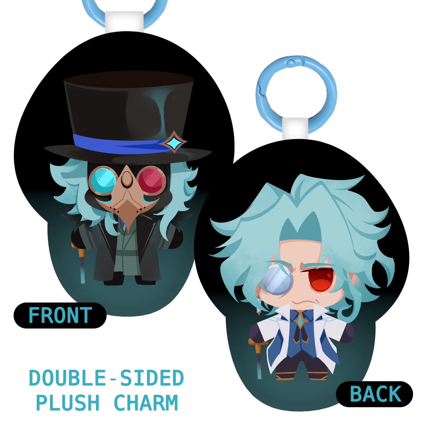 (PREORDER) 65 Dottore Squeaky Plushie Keychain