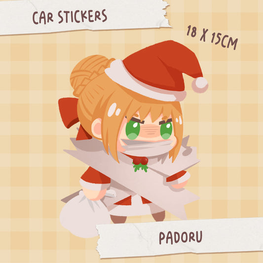 Padoru Window Sticker